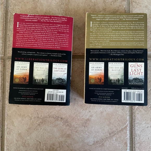 Rick Atkinson Liberation Trilogy - Paperback Set of 2 Volumes 2 & 3 - Picture 2 of 5